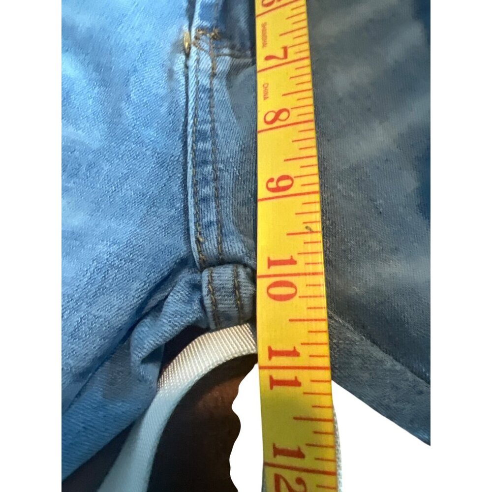 Stylish Blue Denim Jeans with Orange Accents - Picture 7 of 9